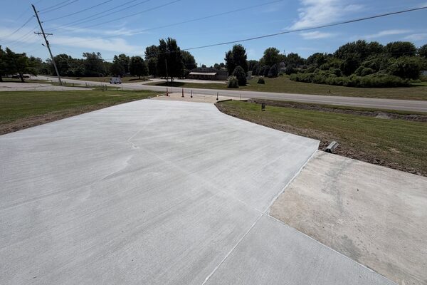 Long Rural Driveway — concrete work by Cascade Concrete Works