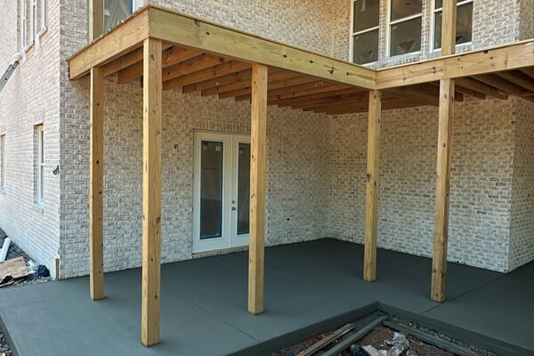 Footing & Side Walkway — concrete work by Cascade Concrete Works