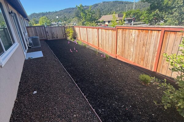 Stamped Patio with Lighting — concrete work by Cascade Concrete Works