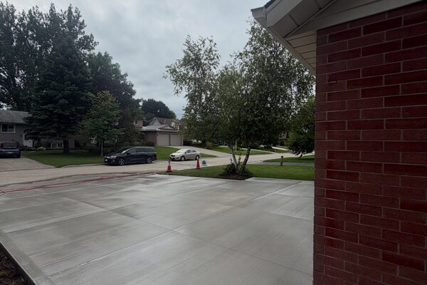 Wide Driveway Apron — concrete work by Cascade Concrete Works